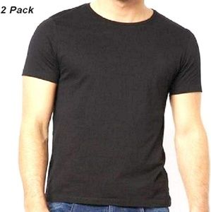 Gemrock Men's Black Short Sleeve Crew Neck T-Shirt